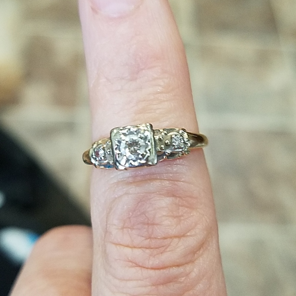 Antique engagement ring